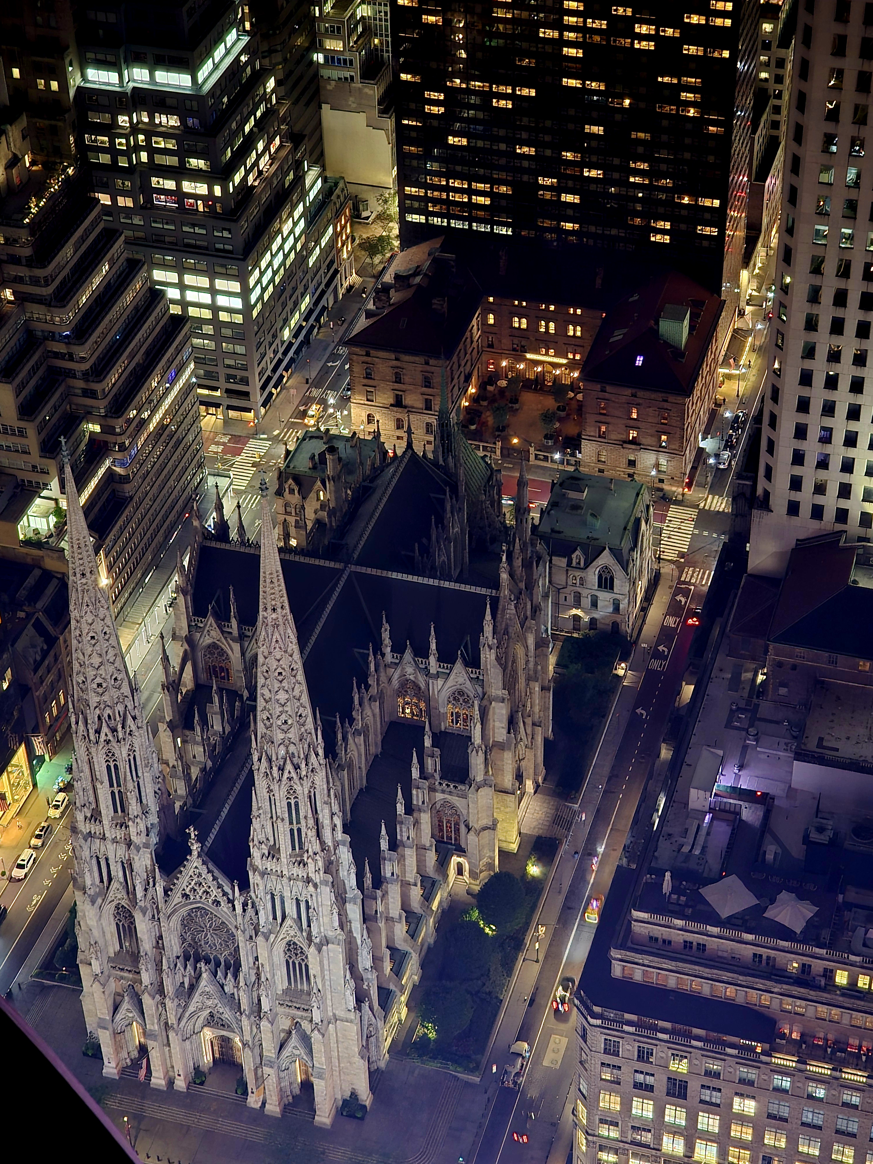 St. Patrick’s Cathedral dall’alto