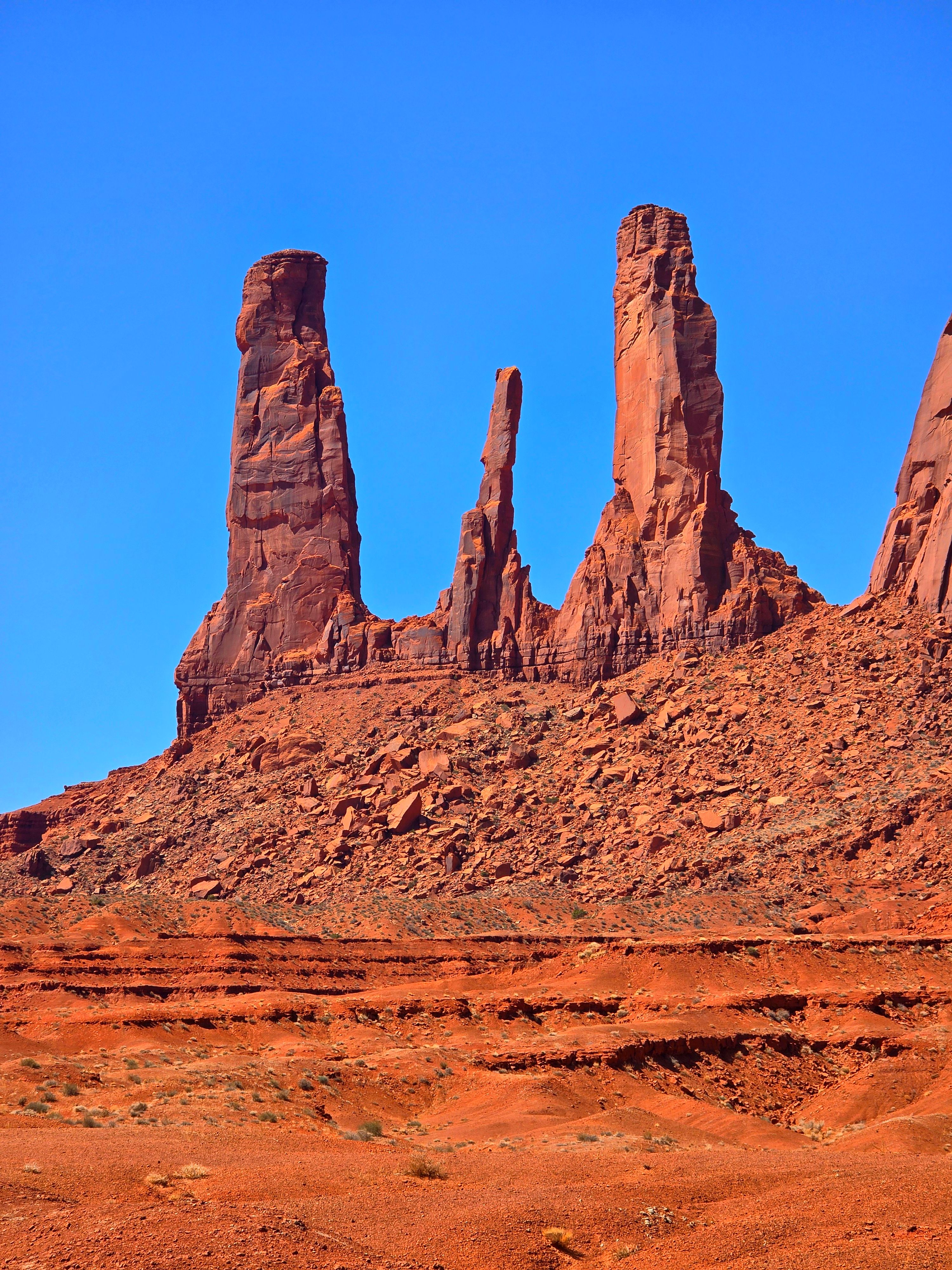 The Three Sisters nella Monument Valley